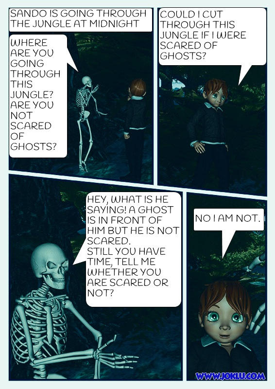 Ghost at night Comics page 1
